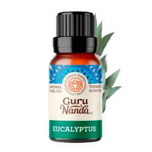 GuruNanda 100% Pure & Natural Eucalyptus Essential Oil for Aromatherapy & Diffuser - 15ml