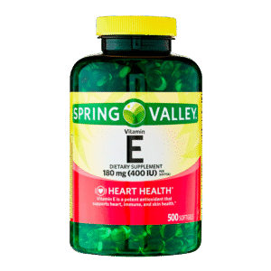 Spring Valley Vitamin E Dietary Supplement, 180 mg, 500 count